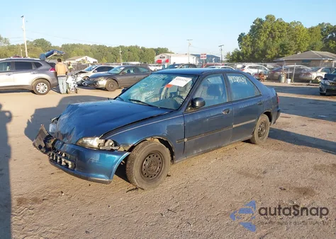 1995 Honda Civic Dx/Lx from USA, damaged, VIN 1HGEG854XSL021369